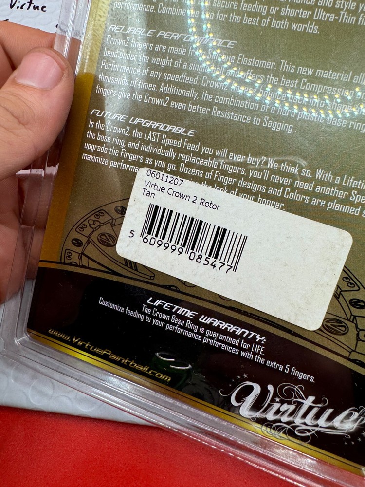 Virtue Crown Speed Feed Rotor NOS-Tan