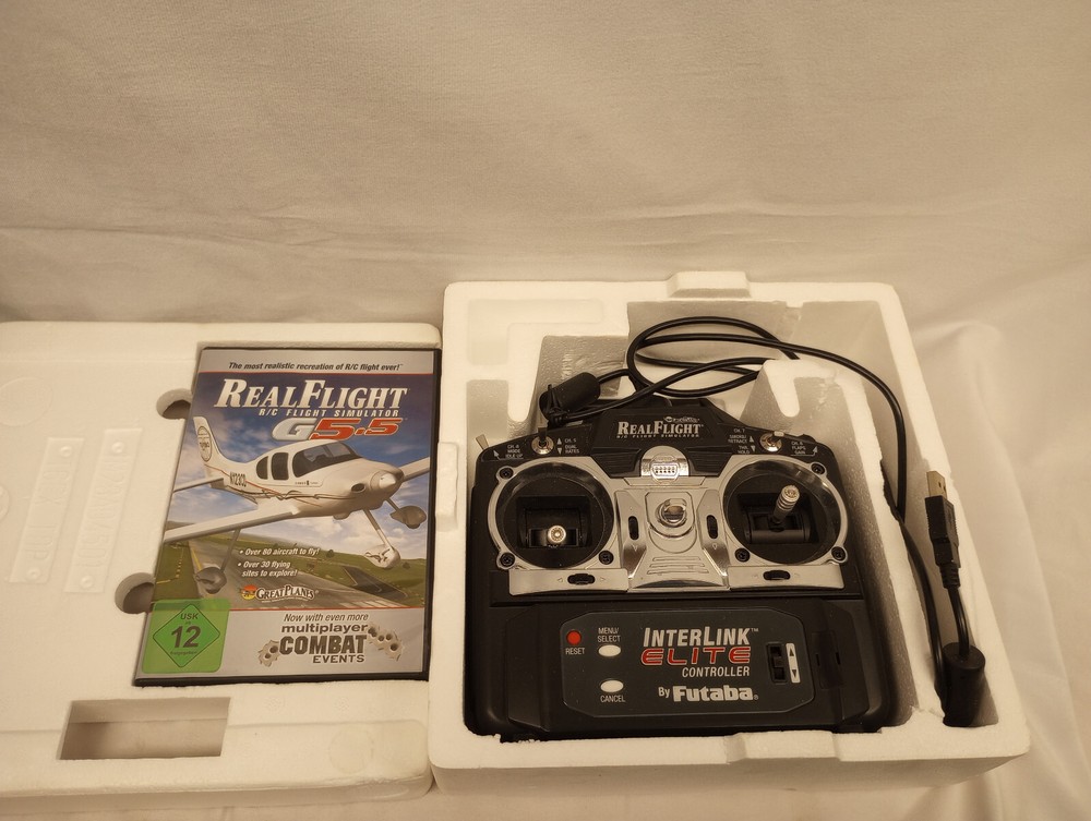 Real Flight Remote Control R/C Simulator G 5.5 with InterLink Elite Controller