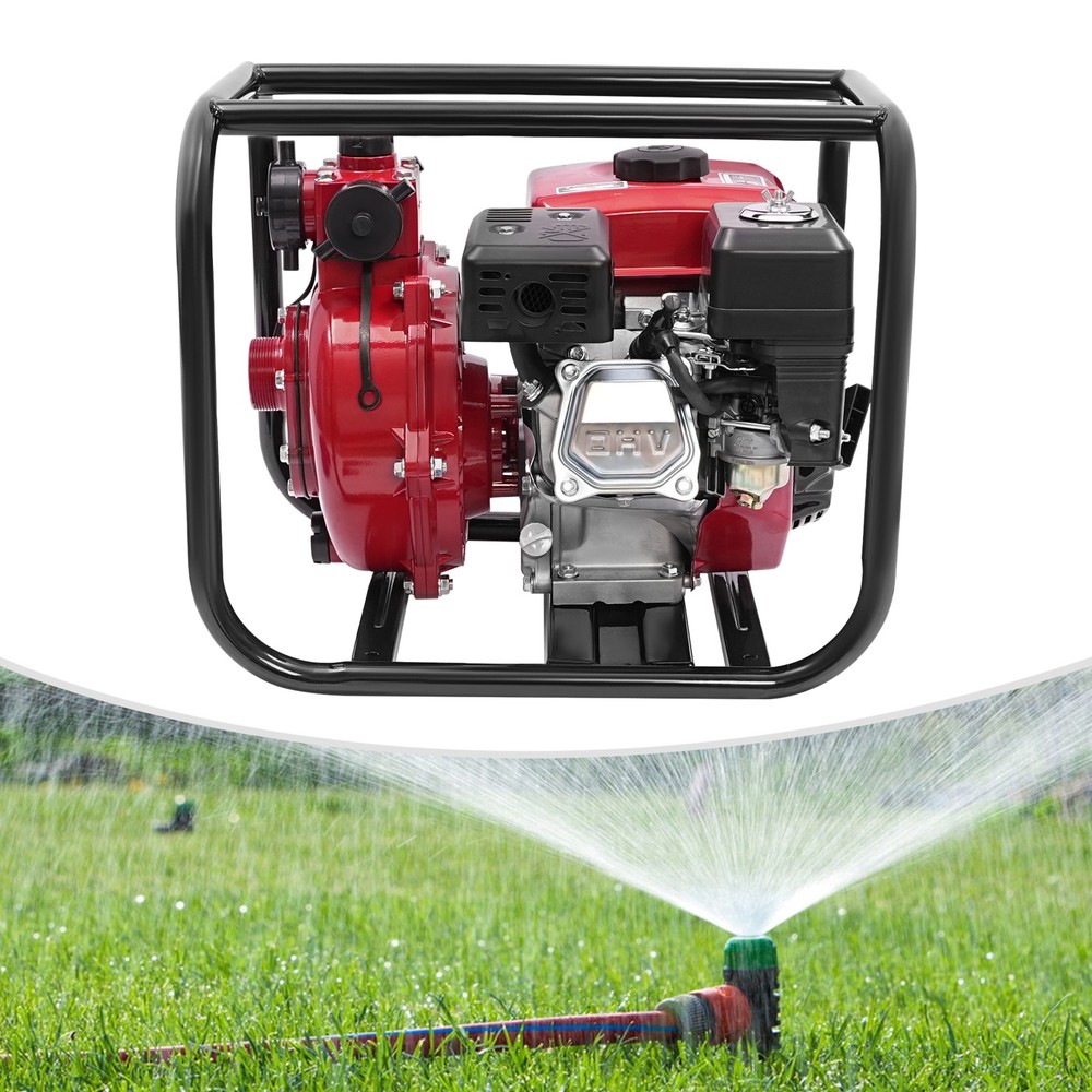 4-Stroke Water Pump irrigation Pump w/ Water Pipe Pull Start 1659.79 ft³/h