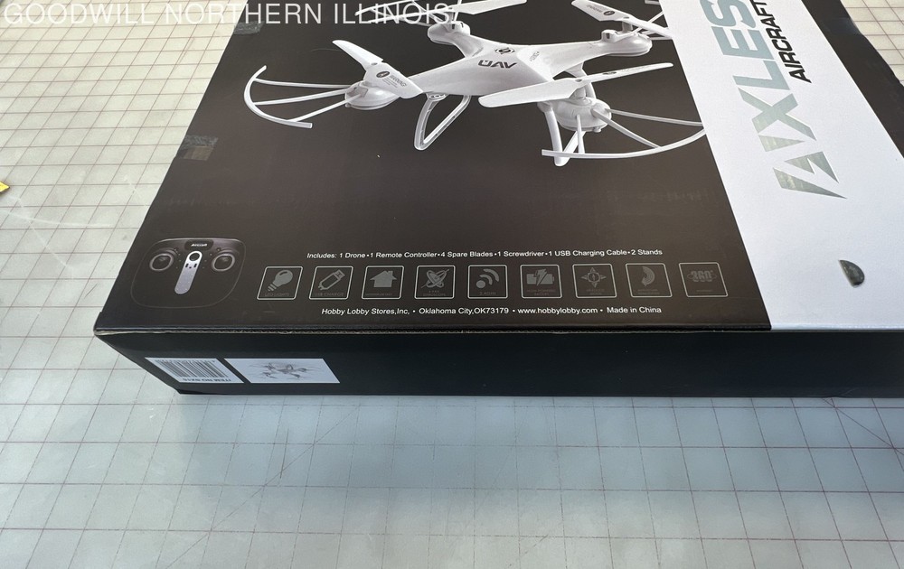 Axles Aircraft SX15 Remote Control Toy Quadcopter Drone - Untested
