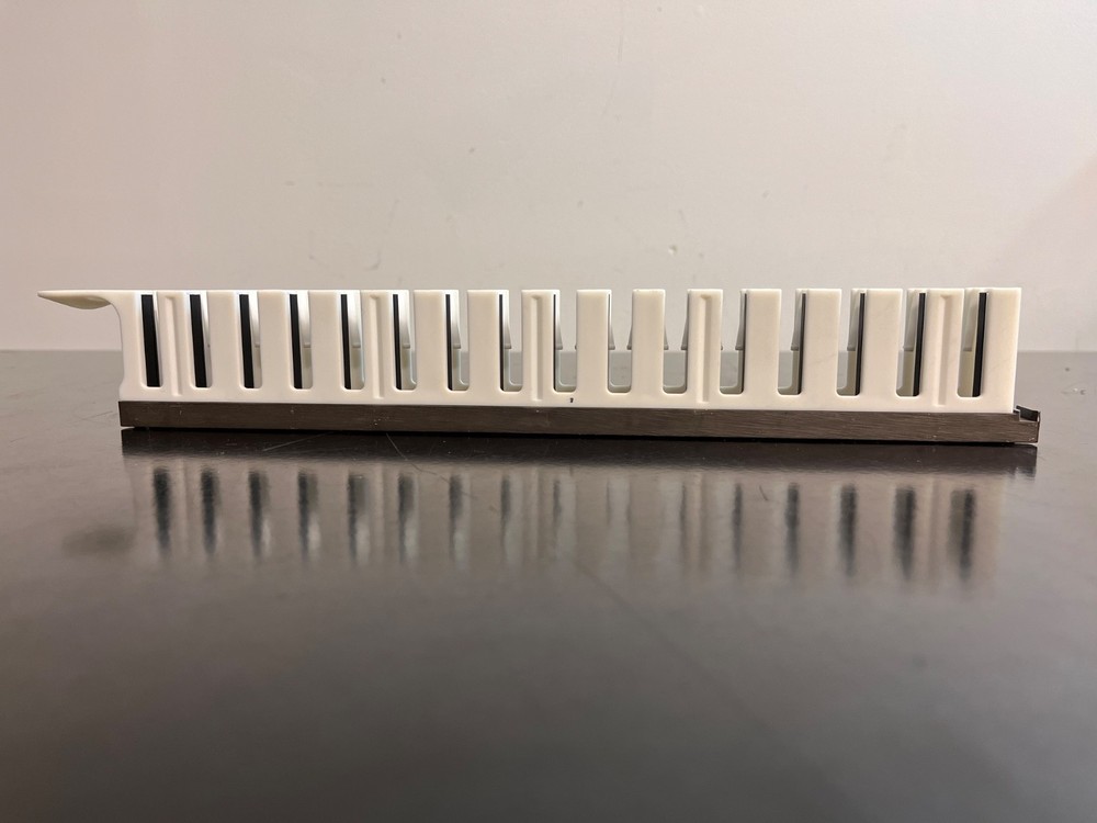 TECAN EVO Evolution Liquid Handler System: 16-Position Tube Holder, black insert