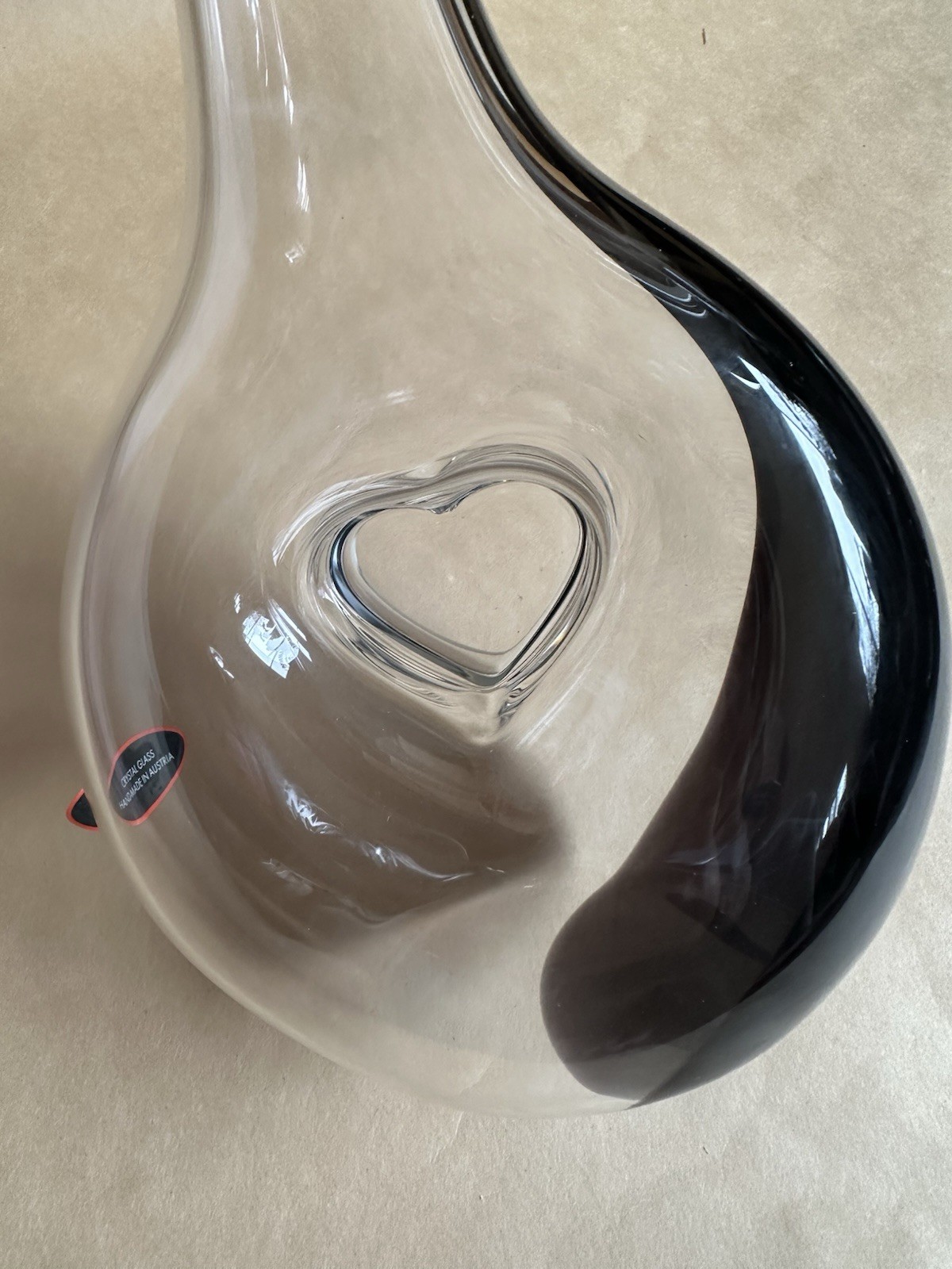 Riedel Wine Decanter, One Size, Clear Black Tie Bliss