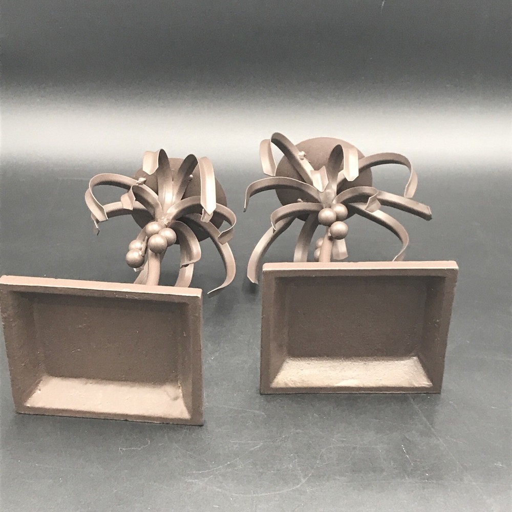 Elements Palm Tree Tiki Candle Holders