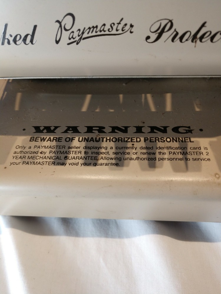 Paymaster, Chicago,Il