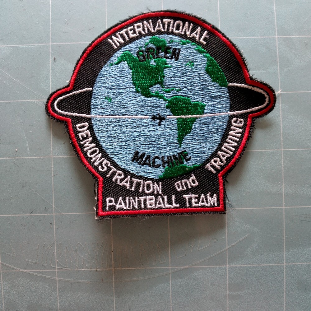 Green Machine Paintball Team Patch size 4x4