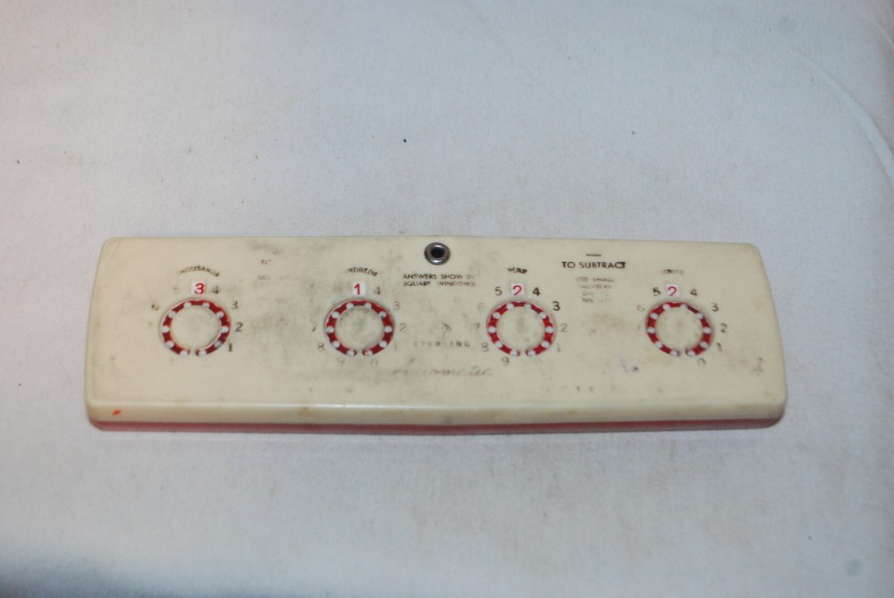 Automatic Adding Machine by Sterling, A Dial-A-Matic Tool! in good condition