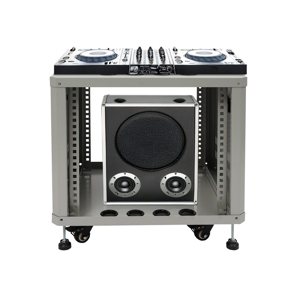 9U Server Rack, Server Rack Cabinet, Rolling Studio Rack Case