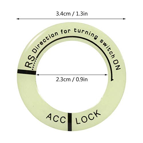 Ignition Switch Decoration Ring Car Motorcycle Luminous Ignition Start Stop