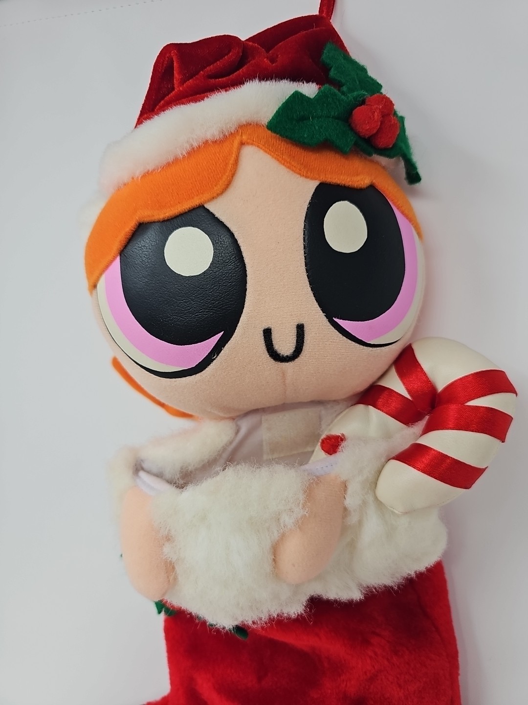 VTG Powerpuff Girls Christmas Stocking Buttercup Cartoon Network 2000s Nostalgia