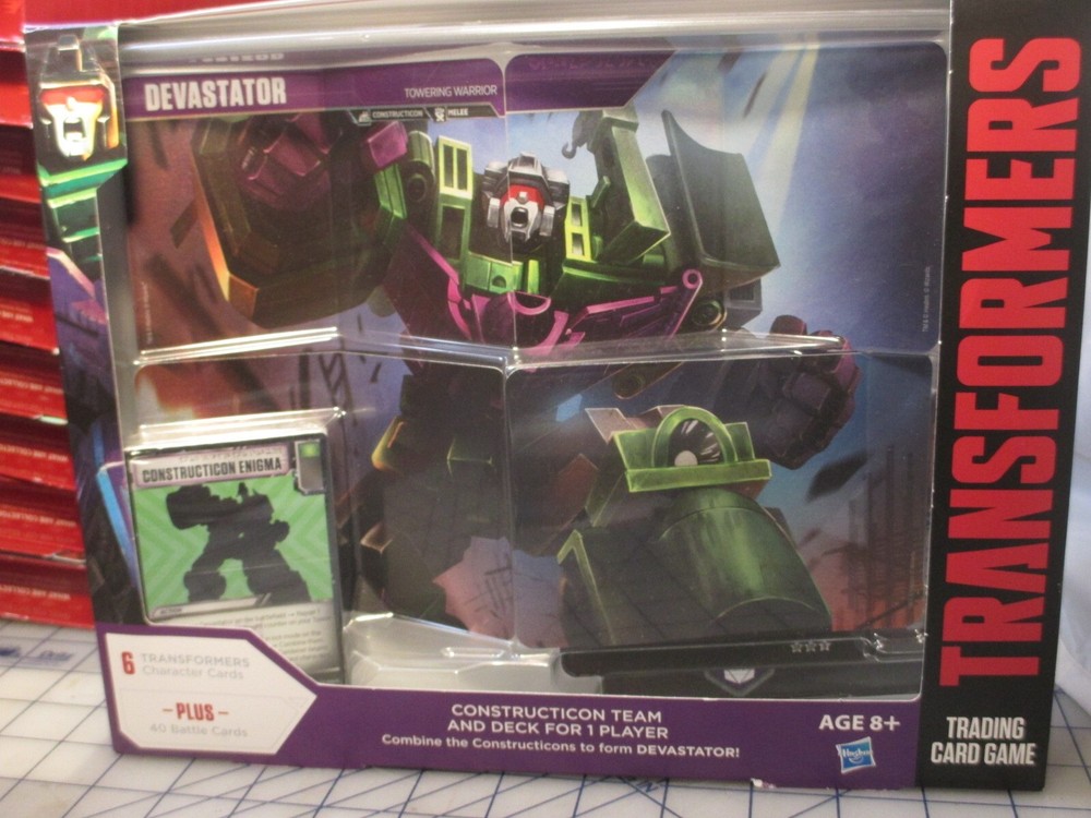 Transformers TCG: Rise of the Combiners - Constructicon Devastator Deck Box NEW
