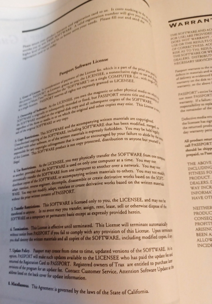 Music Time by Passport Deluxe User's Guide