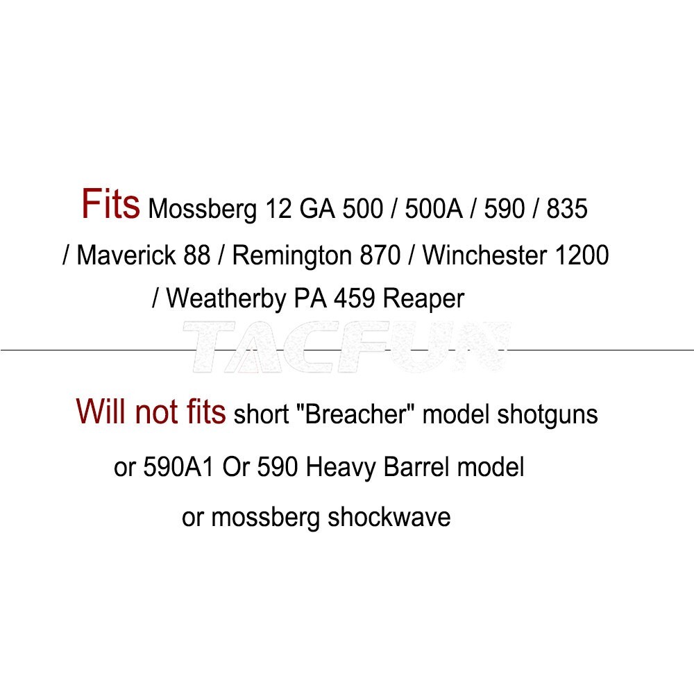 Heat Shield For Mossberg 12 GA 500 / 500A / 590 / 835 / Maverick 88
