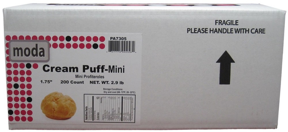 Moda Cream Puff Shells, 1.75" - 200 Pieces
