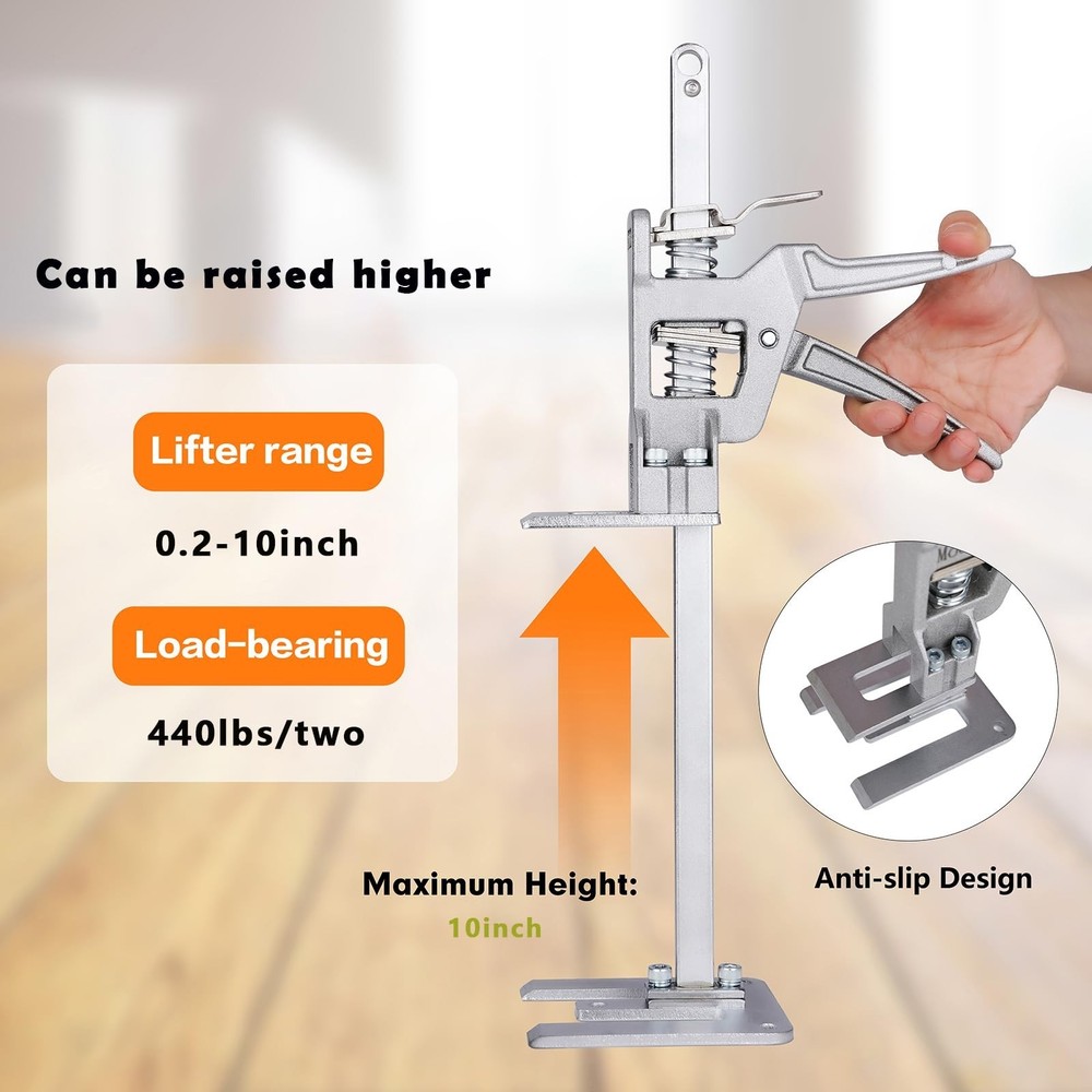 Labor Saving Arm Jack 2 Pack, Hand Lifting Jack Tool, Multi-Function Height A...