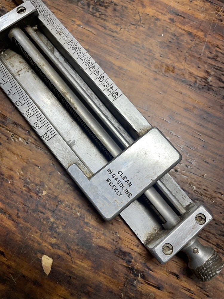 VINTAGE LUDLOW 45 Pica Composing Stick