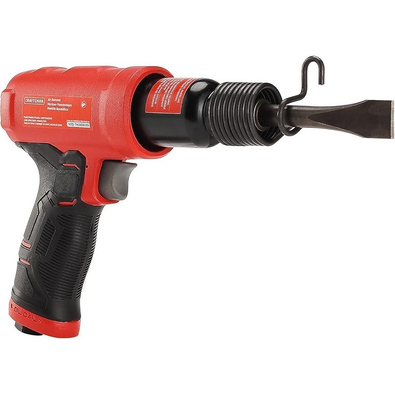 Air Hammer Pneumatic Tool 2800 BPM W/ Chisel Demolition Precision Control