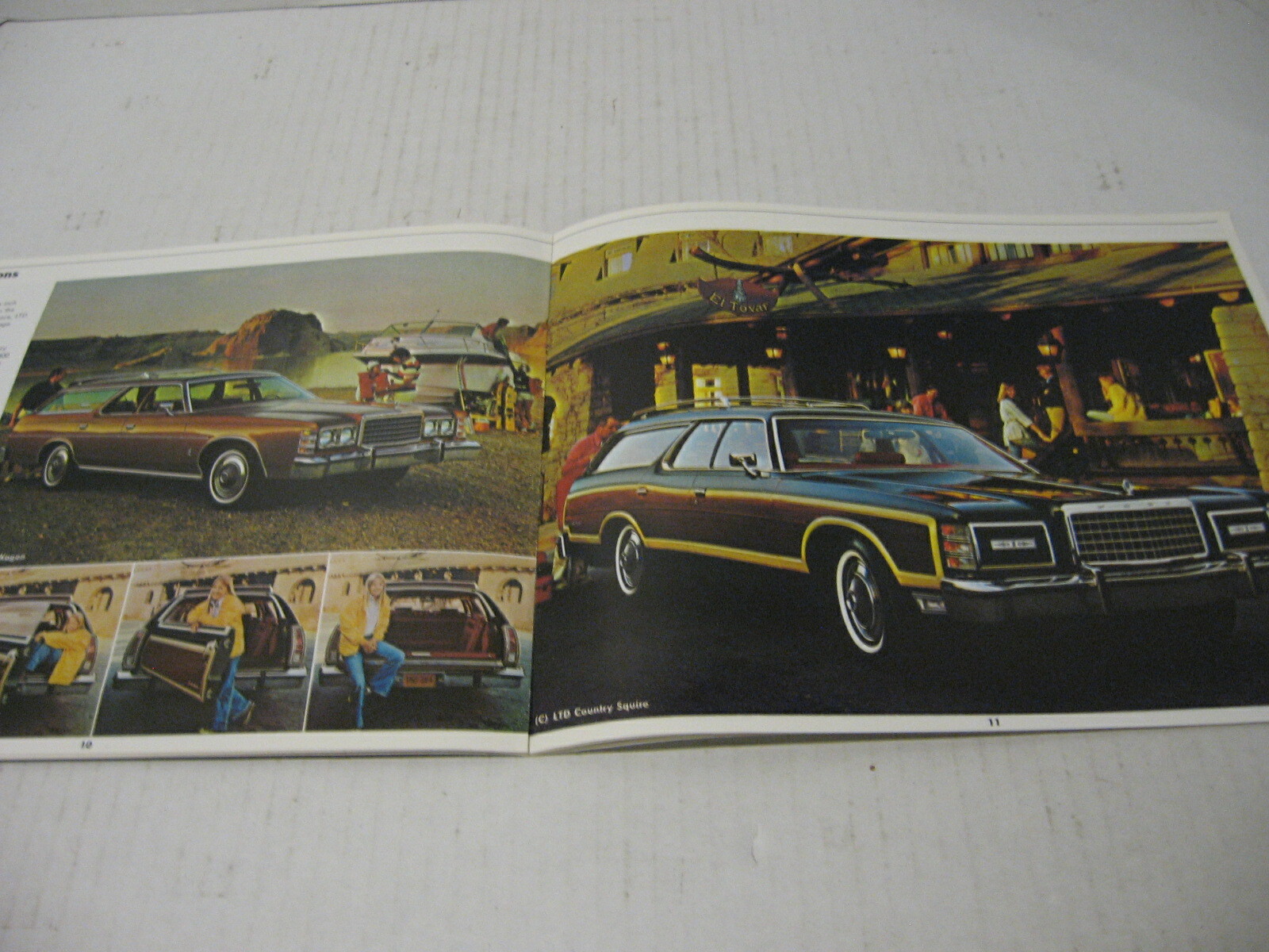 1977 Ford Station Wagons Pinto LTD II Club Car Dealer Sales Brochure Catalog