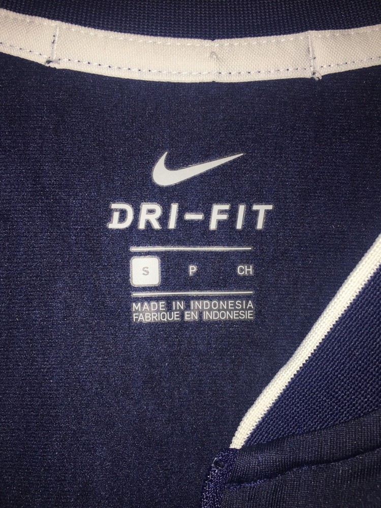 Nike Half Zip Jacket Small Blue Men 908359-419 FTBLL