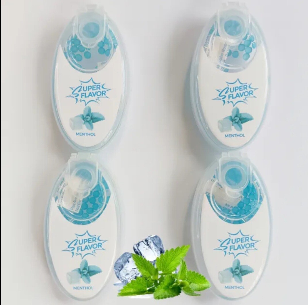 Menthol Cigarettes Crush Ball Beads (4 PACKS)