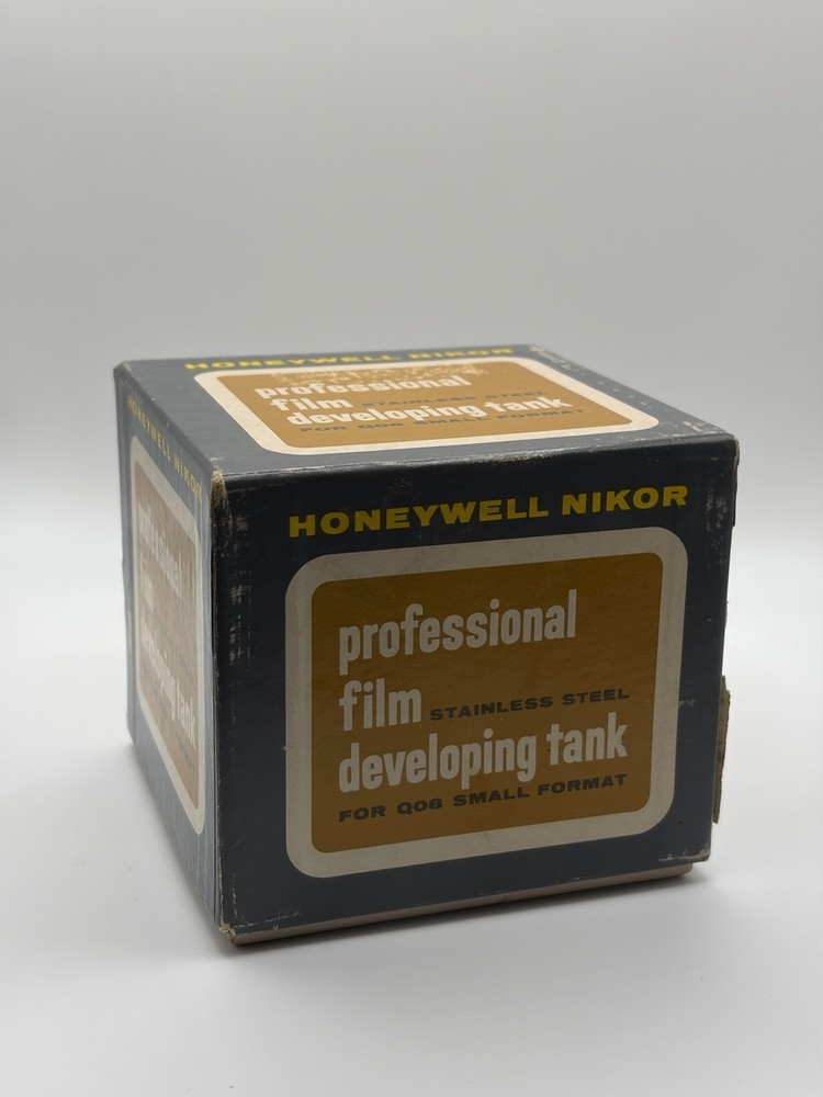 2 Honeywell Nikor Stainless Developing Tanks Plus Boxes