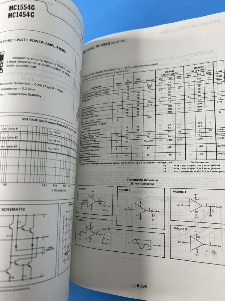 1975 MOTOROLA Semiconductor Data Library Linear Amps Circuits Series A Vol.6