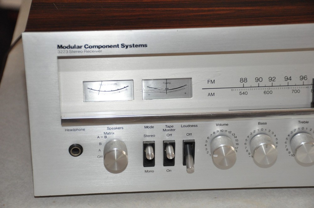 Vintage Modular Component Systems MCS 3223 Stereo Receiver Tested & Working