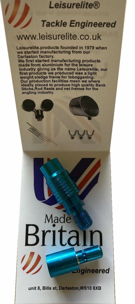 Slim Push Lock Connector For Bite Alarms & Landing Nets