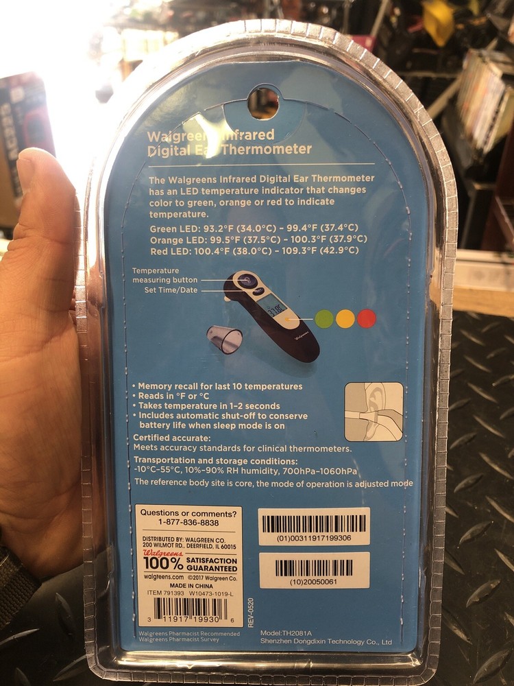 Walgreens Infrared Instant Ear Digital Thermometer