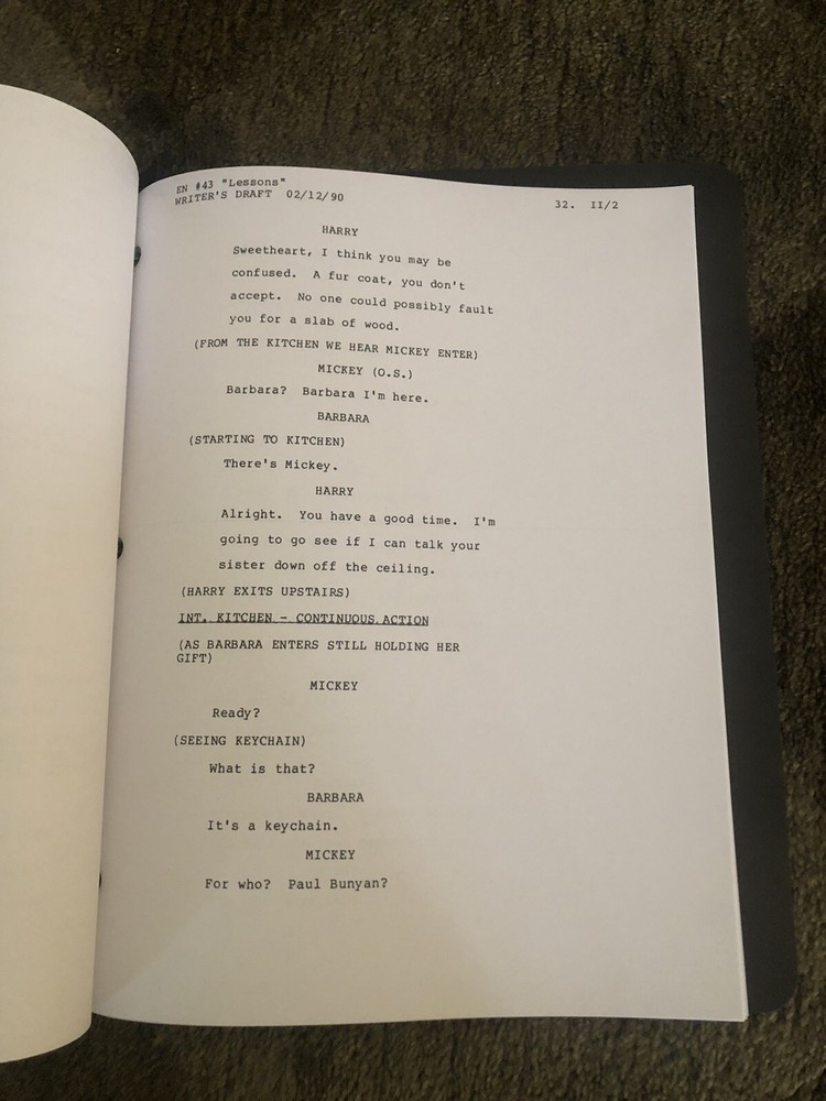 Empty Nest TV Script written by Susan Beavers