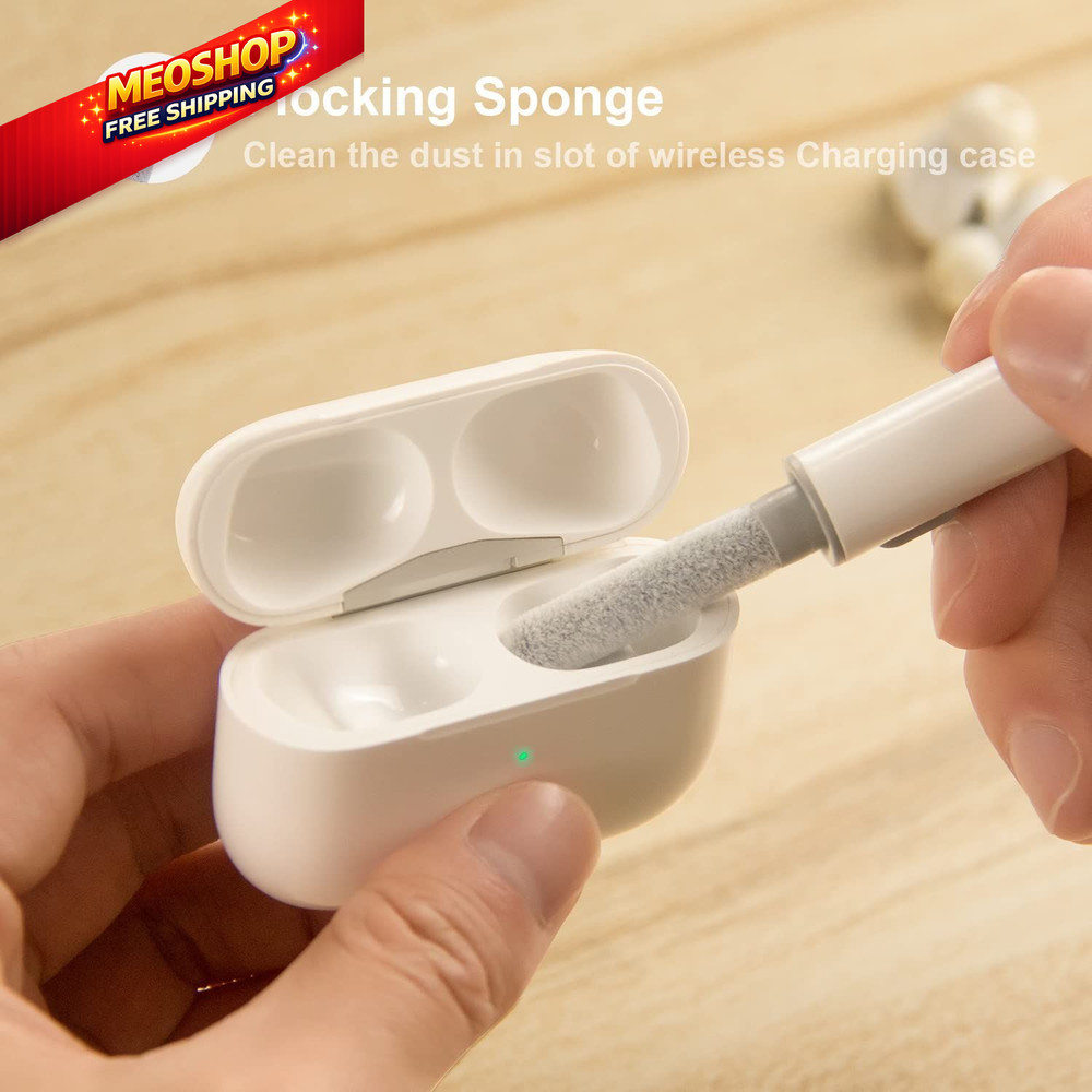 Hyashee Cleaner Kit for Airpods Pro 1 2 3 Multi-Function Cleaning Pen White