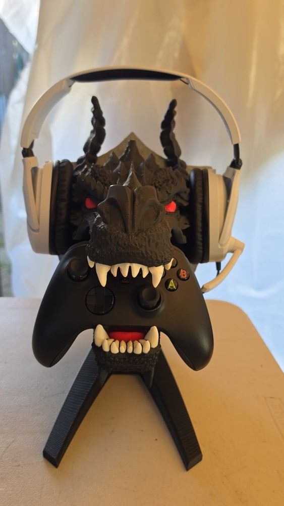 Dragon Controller Stand PS5, Xbox Headset Holder Gaming Setup