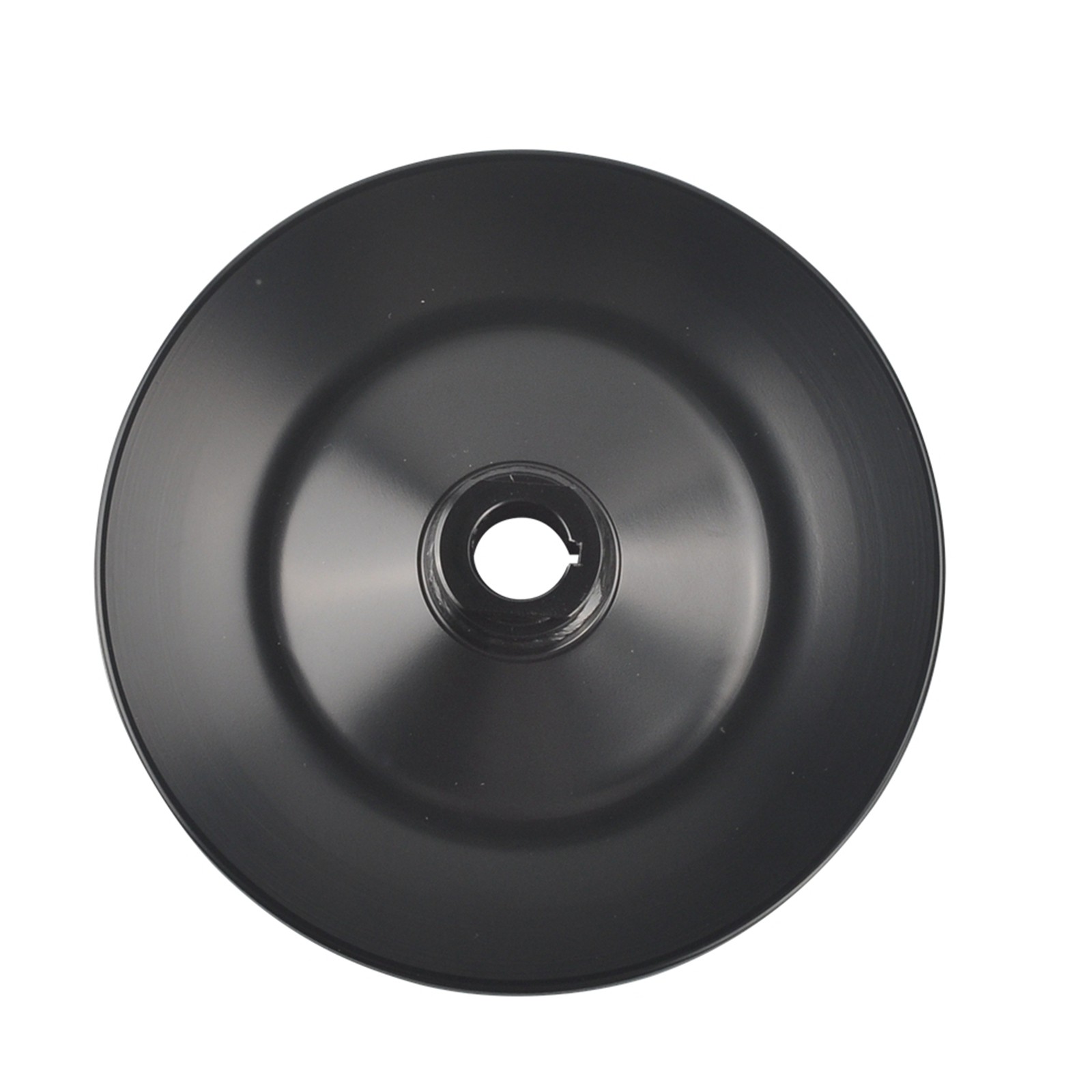 Black 1 Groove Power Steering Pump Pulley For GM Chevy Saginaw V-Belt Key Way