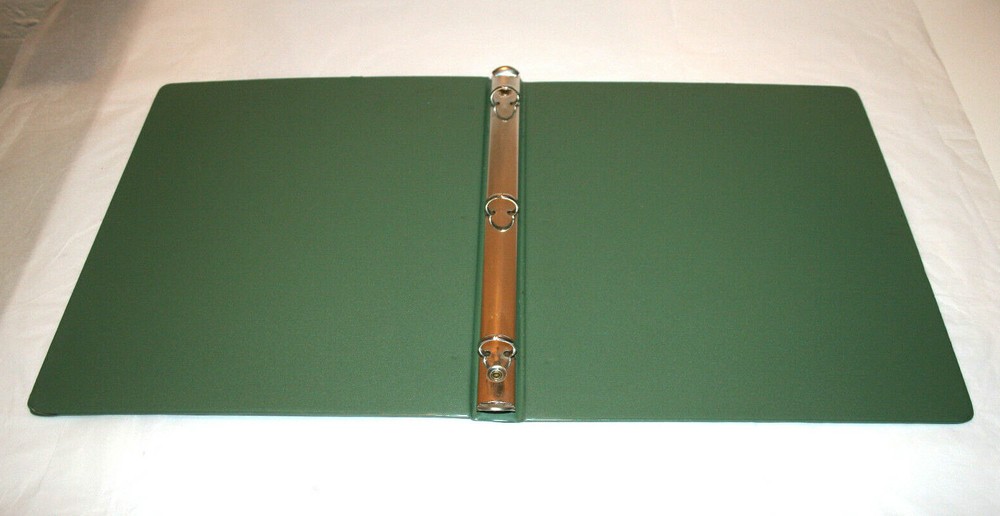 Vintage Green IBM General Systems Division 1" 3 Ring Binder Computer