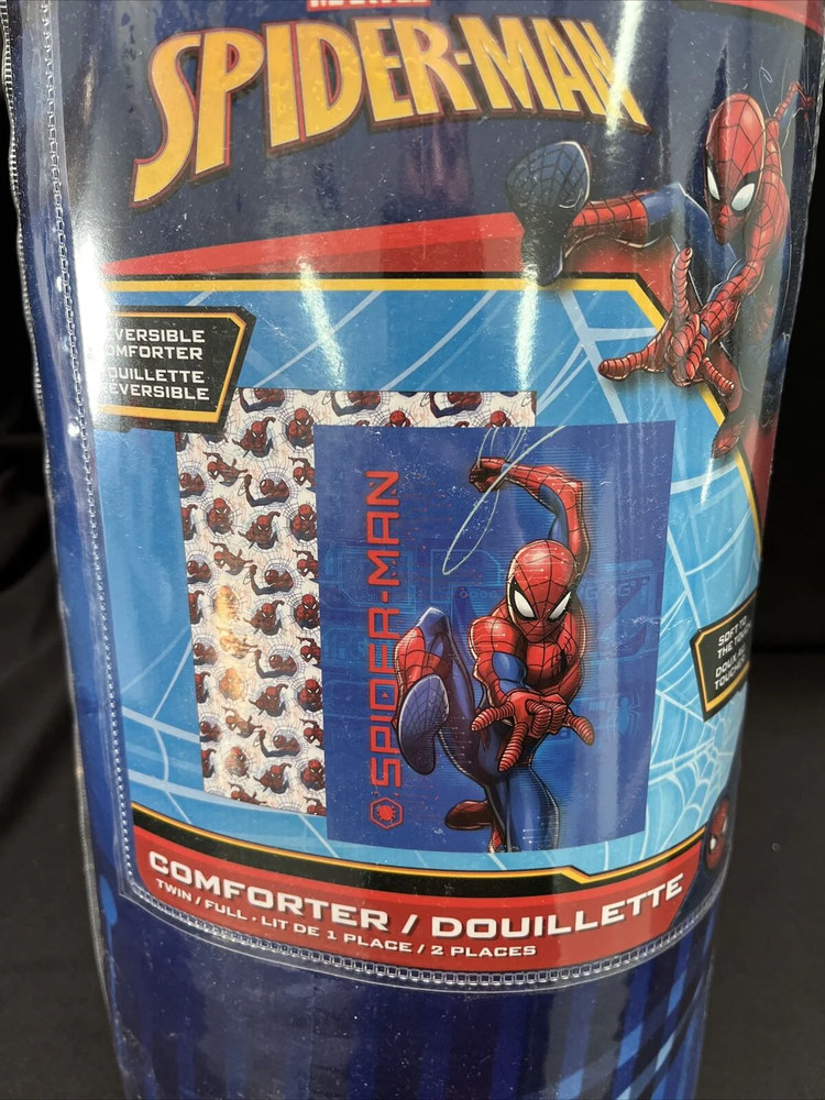 Marvel Spider-Man Reversible Comforter Twin/Full 72" x 86"
