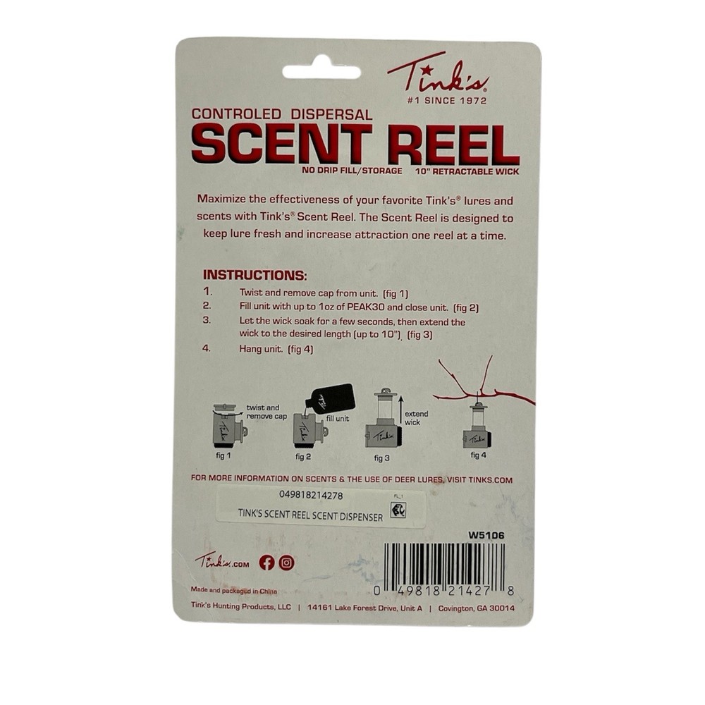 Tinks Scent Reel Retractable Scent Wick