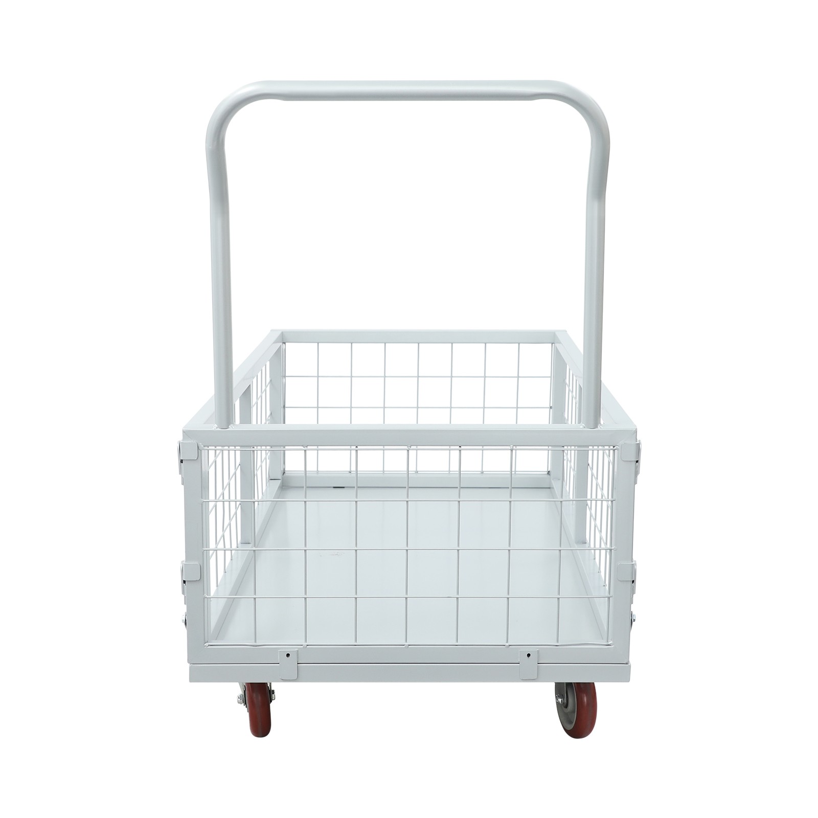 Platform Truck Cart Load 2200 lbs Metal 4-in-1 Heavy Duty Platform Push Cart NEW