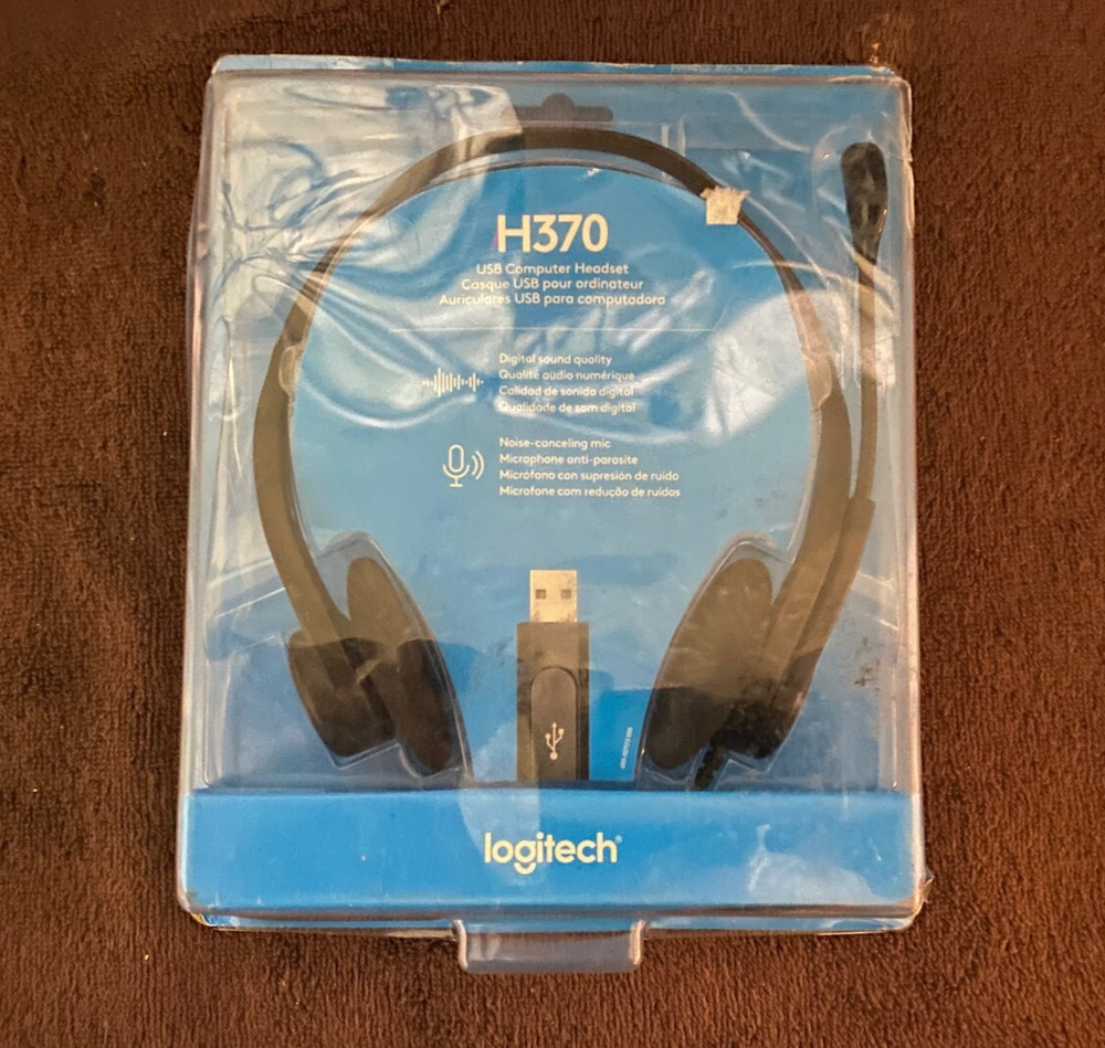 Logitech H370 Headband Headset - Black