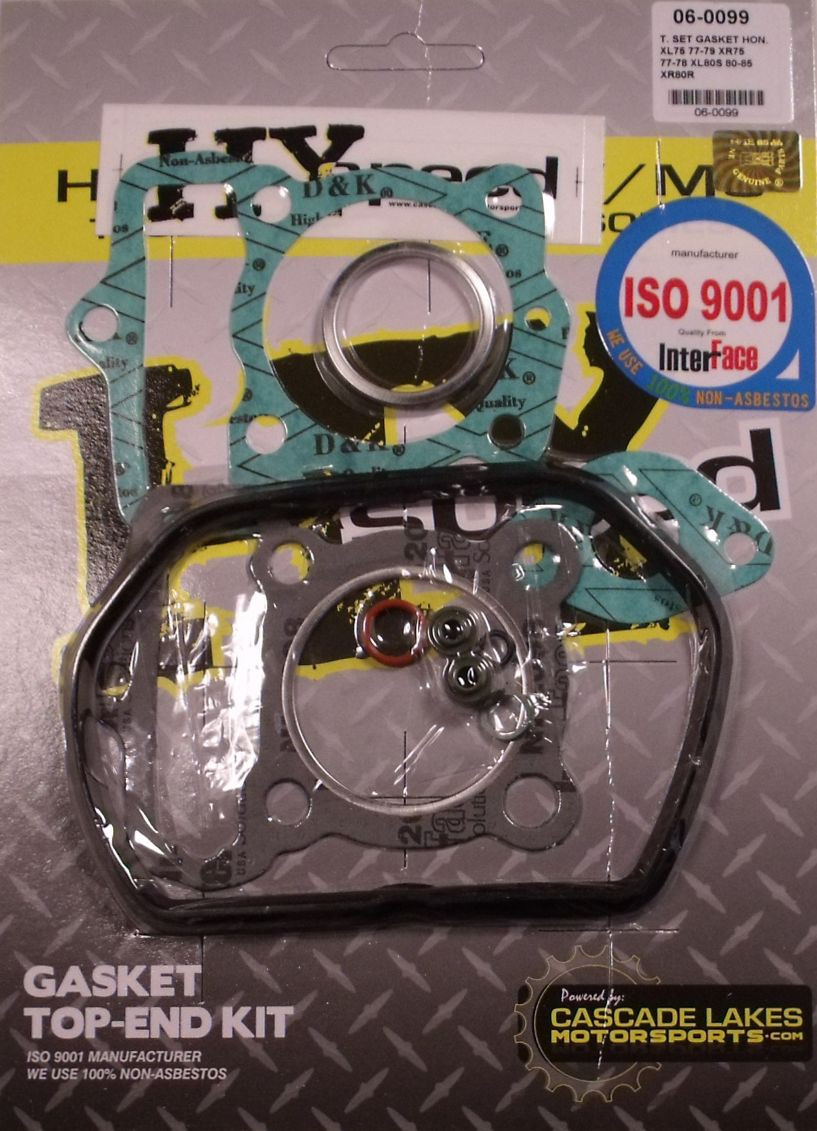 HYspeed Top End Head Gasket Kit Set Honda XL75 XR75 XL80S XR80 XR85R