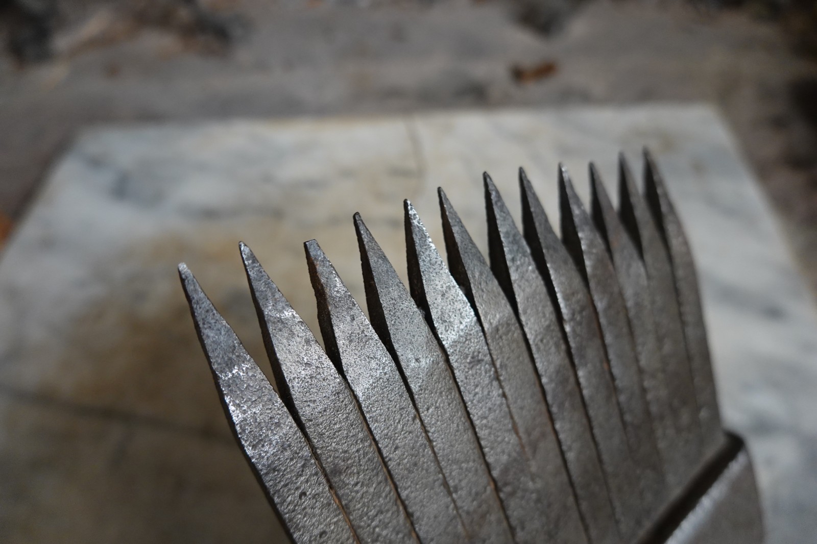 Antique STONE MASON CRANDALL TOOTHED SANDSTONE AXE HAMMER 7lb 10oz ROCK QUARRY