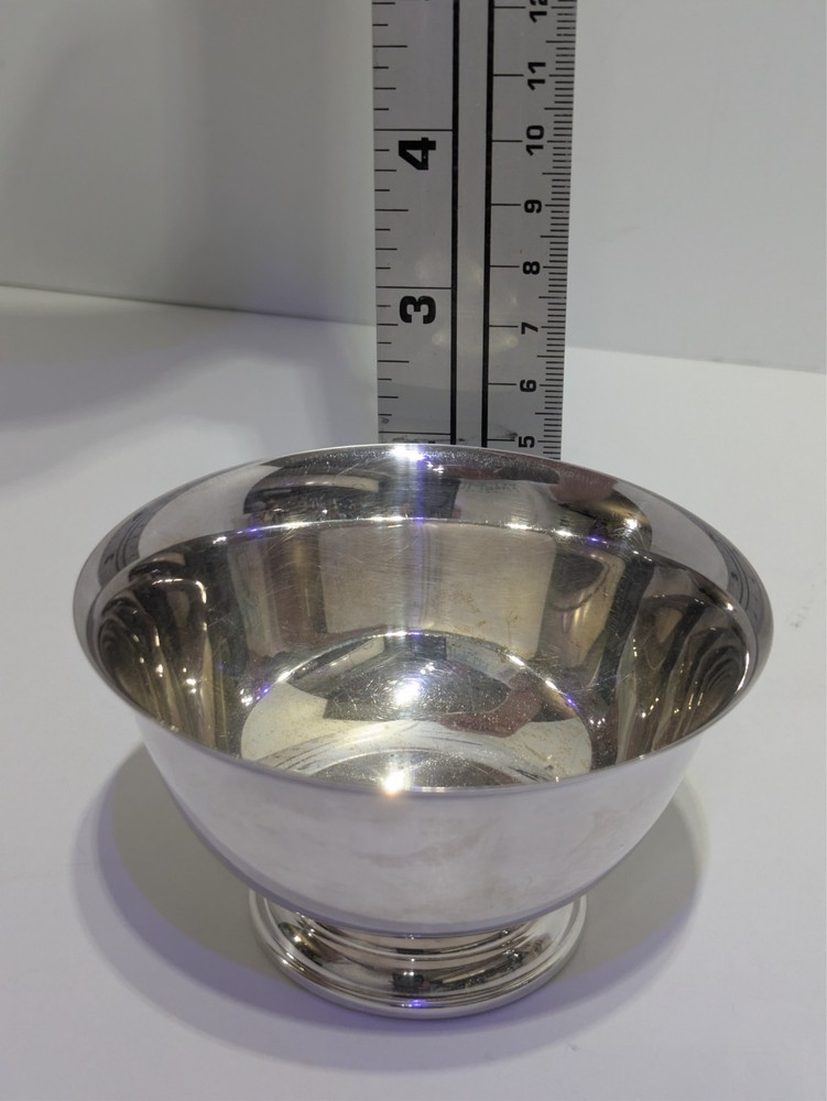 Oneida Community Ltd. Paul Revere Reproduction Silver Plate Creamer & Sugar Bowl