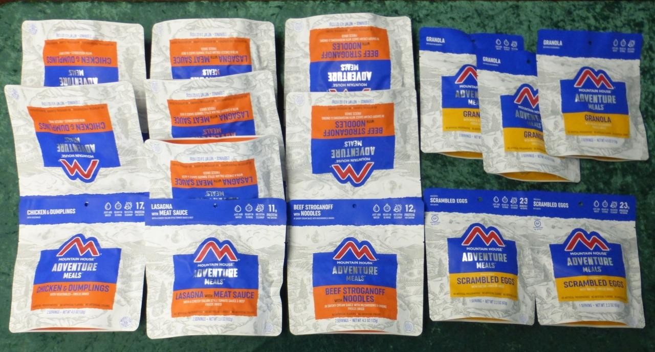 Mountain House Freeze Dried food, Emergency Meals 28 Servings Box, MREs EXP 2054