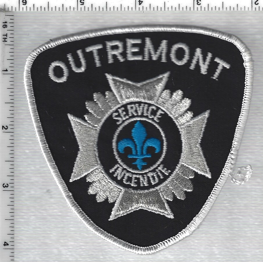 Outremont Service Incendie Fire Department (Quebec, Canada) Shoulder Patch