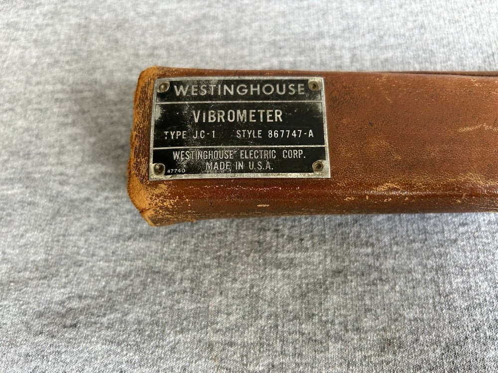 Westinghouse Type JC Vibrometer RANGE: 500-20,000 (a55)
