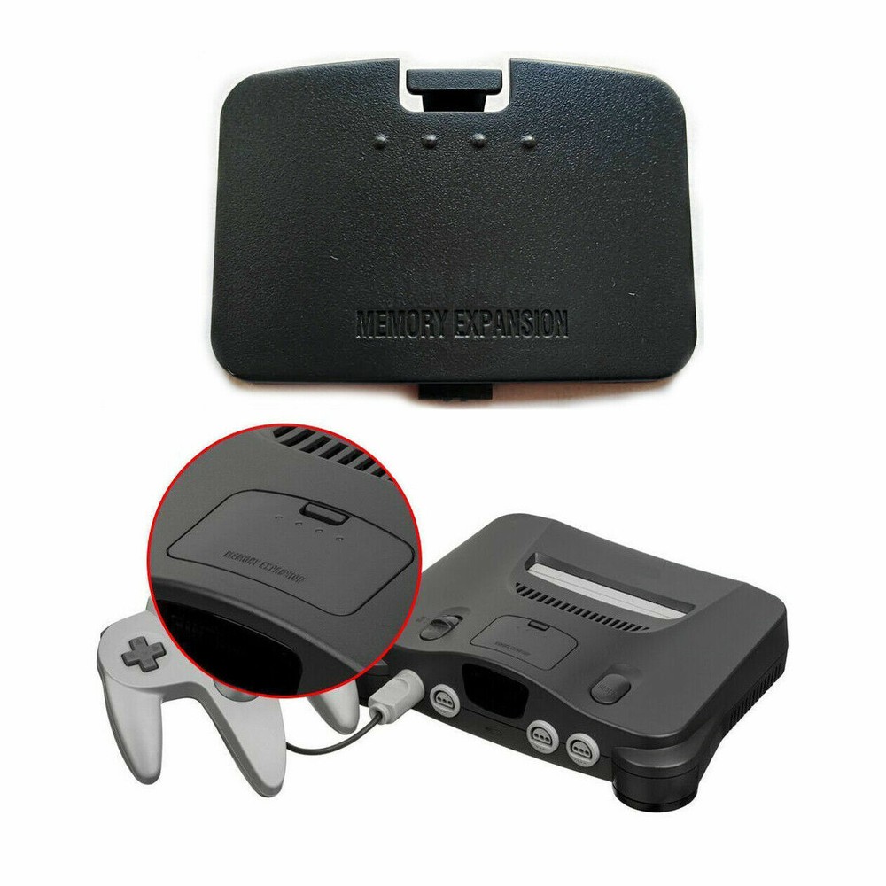 Replacement Lid Memory Expansion Cover Door for  N64 console - Gray