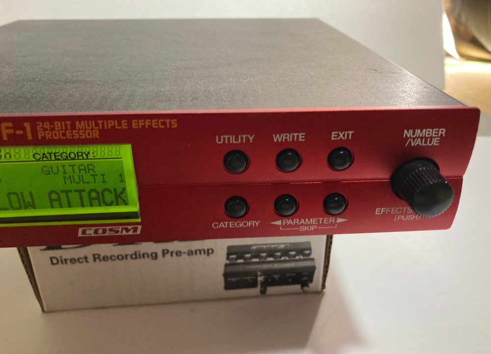 Boss VF-1 VF1 24-Bit Digital Effects Processor Tested Work from Japan