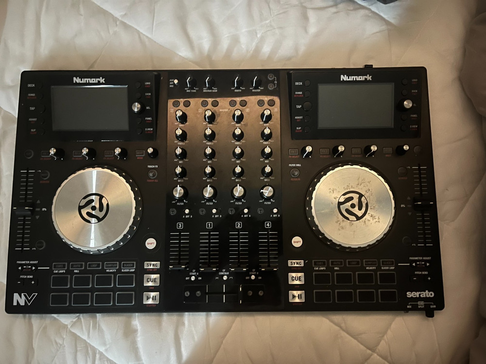 Numark NV 4 Channel Dual-Display Serato DJ Controller Black