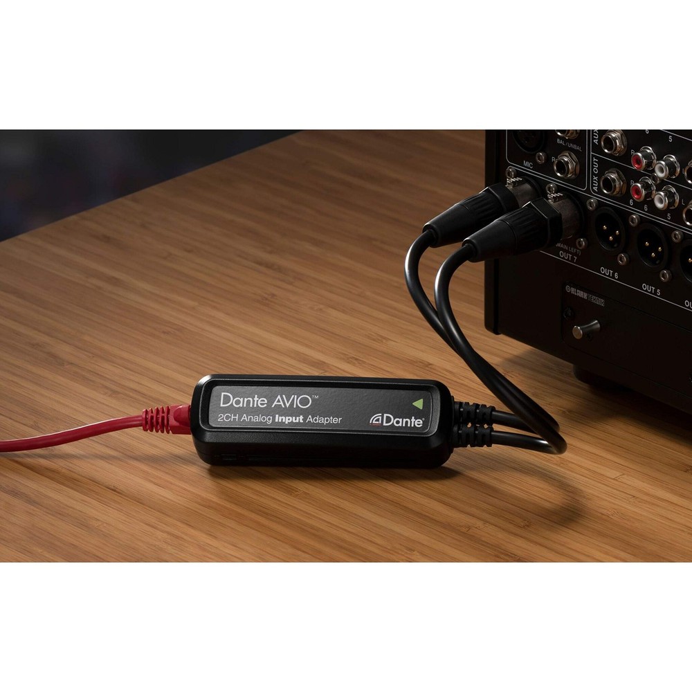 2Channel Analog Input Adapter for Dante AV Networking Solutions