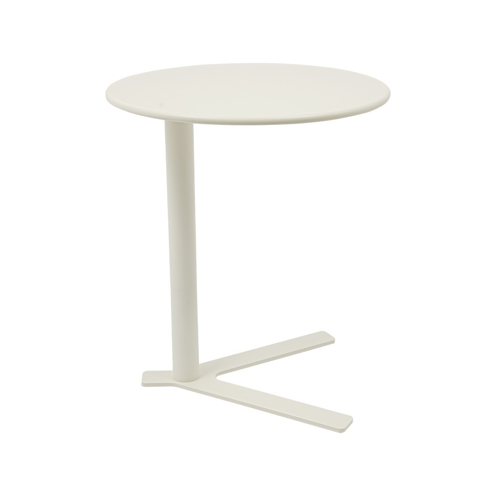 Side Table for Small Spaces, 48*56cm Couch End Table, 22in Height