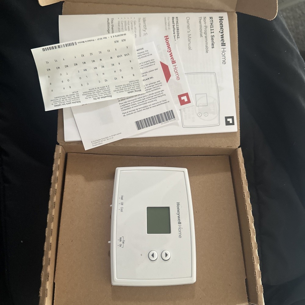 Honeywell RTH111B Non-Programmable Thermostat White