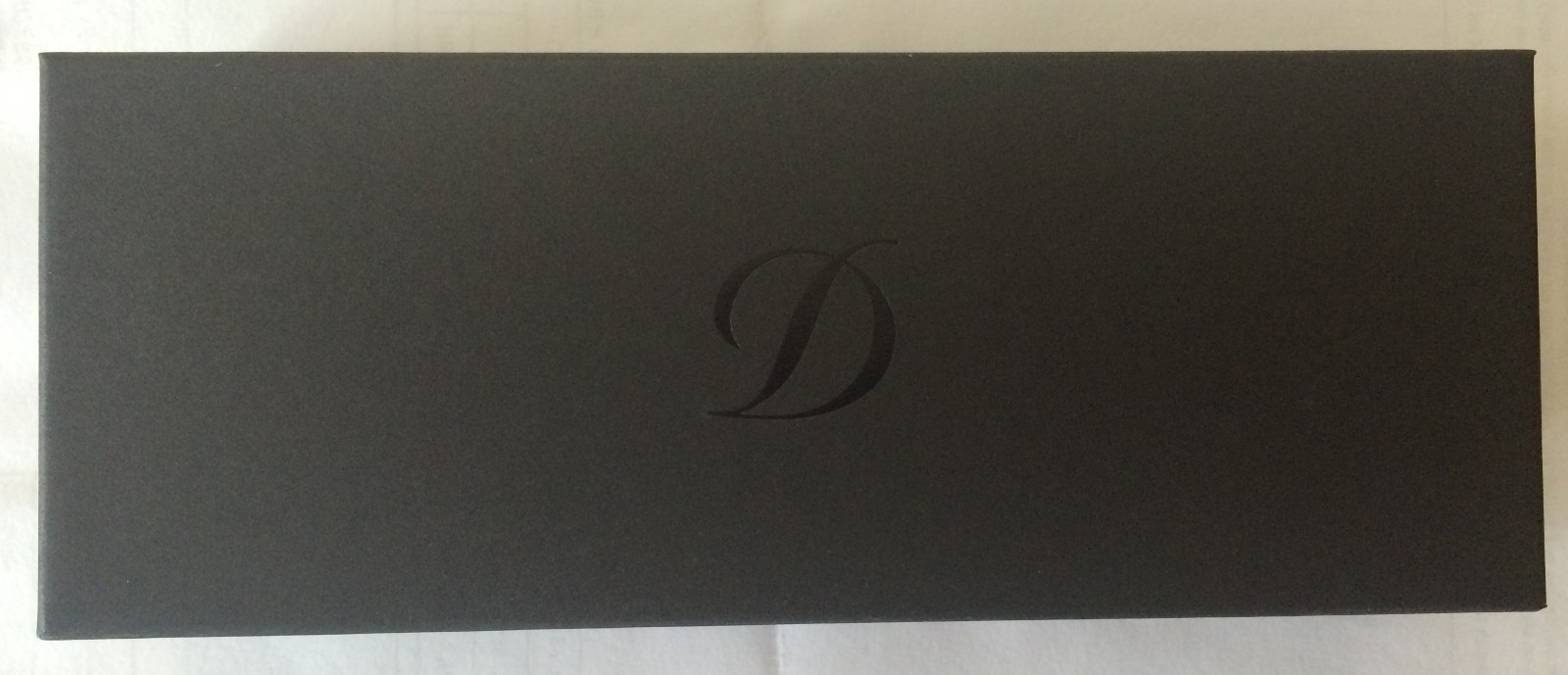 S.T. Dupont Leather & Metal Adjustable Cigar Case For 1 Cigar 183003 New In Box